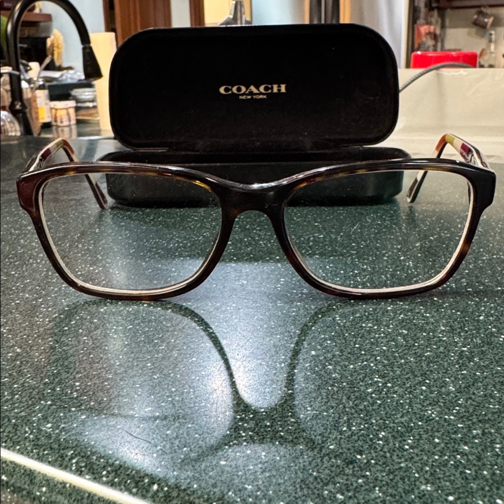 Coach Dark Brown Eyeglasses with Case